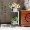 2 Tier Indoor Display Planter Balcony Bonsai Holder Home Decor Flower Pot Trays Plant Stand Shelf