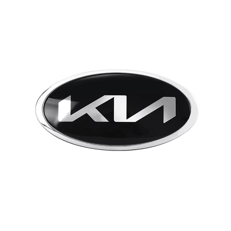 AANG1 Car Front Hood Emblem Rear Trunk Badge Sticker For KIA Sportage Ceed Sorento Cerato Optima Picanto Rio Soul Car Accessories