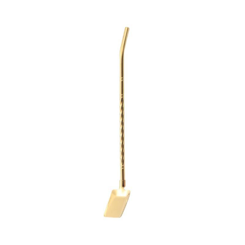 Барные ложки-соломинки, Нержавеющая сталь, Инновационная форма лопатки для мороженого и кухонного использования
