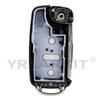 Складной чехол-брелок для ключа-выкидушки Volkswagen Vw Skoda Golf Passat Polo Jetta Touran Bora Sharan 2/3/4 кнопки