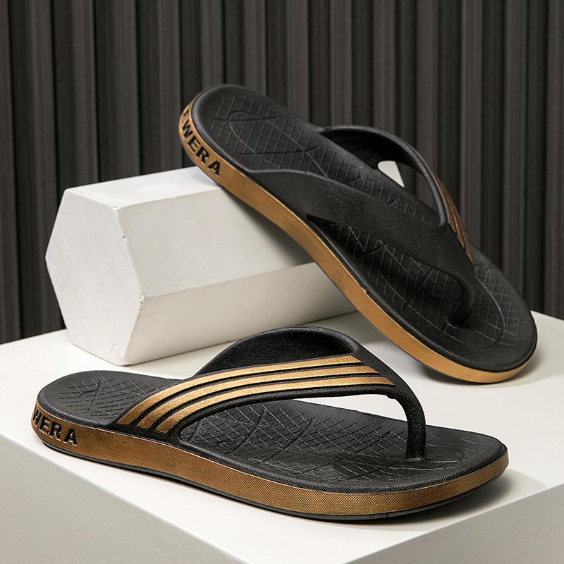 Новые простые шлепанцы мужские нескользящие повседневные кусачки для ног мужские пляжные модные крутые тапочки