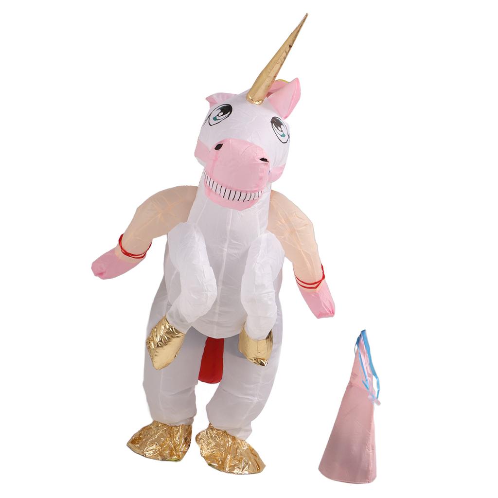 Надувной костюм для верховой езды, легкий, безопасный, милый, надувной, ездовой, костюм животного для вечеринки, косплей