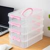 6pcs Large Capacity Clear Pencil Boxes - Durable Plastic Organizer for Art Supplies, Office & Drawing Tools Office Supplies