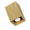Oak ceiling lamp 10x15 cm vertical