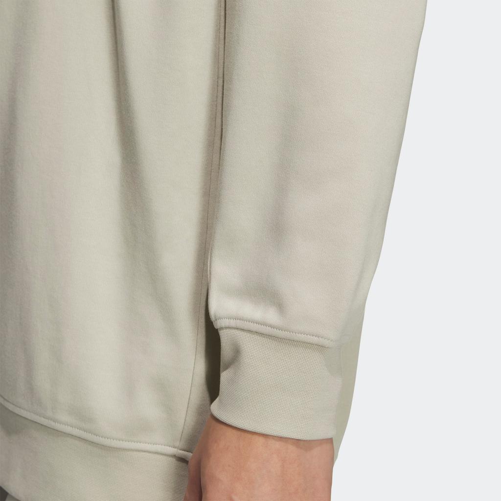 Adidas FW24 M Trans Crew1 Спортивный трикотажный свитер для отдыха Мужская толстовка Светло-Кунжутный цвет Землистый-Серый JX1794