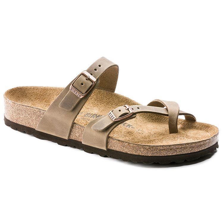 Birkenstock Майари Кожаные Повседневные Универсальные Шлепанцы Женская Обувь 1011433
