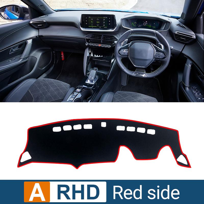Car Accessories For Peugeot 2008 E2008 GT Line 2022 2023 Dashboard Cover Avoid Light Mat Sun Shade Anti-UV