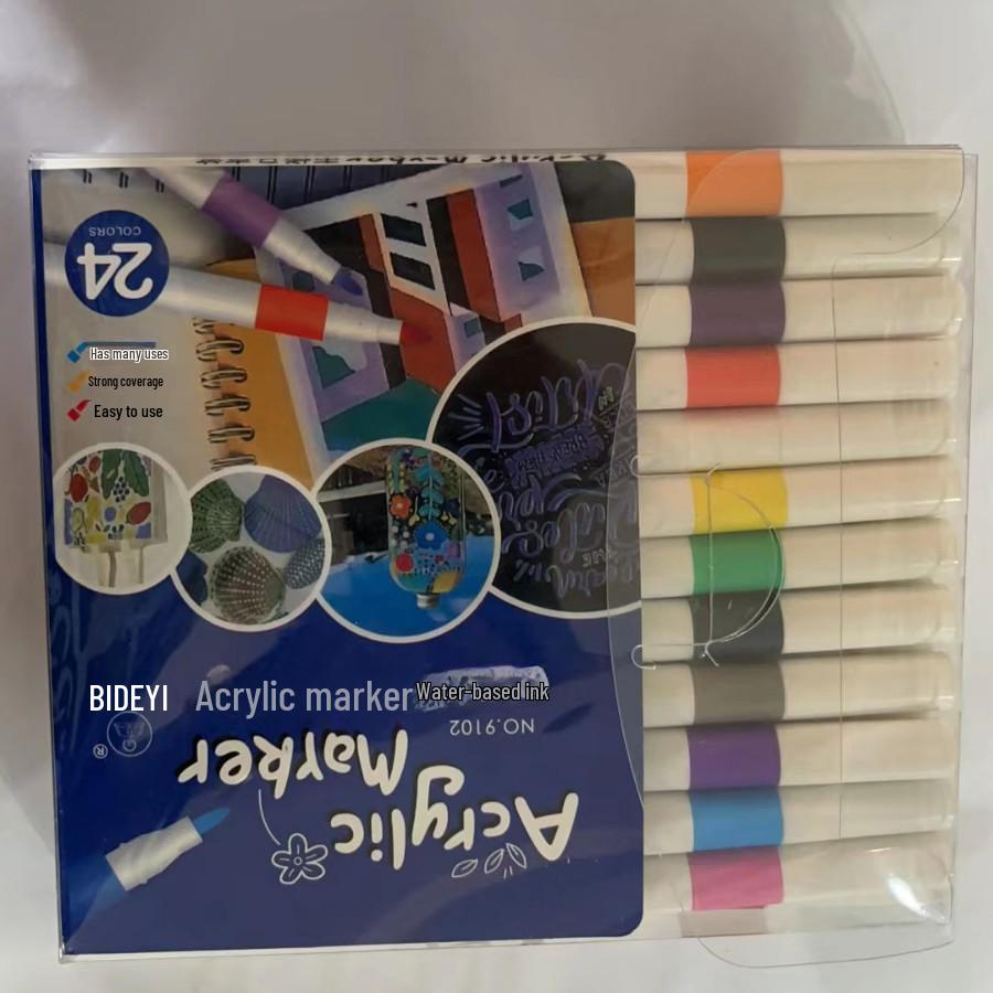 Набор акриловых маркеров: 12/24/36/48/60 Быстросохнущие акварельные маркеры-подсветки