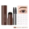 One Step Eyebrow Stamp Shaping Kit Makeup Magic Brow Stencil Waterproof Long Lasting Eyebrow Stamp Stencil Kit Enhance Cosmetics Eyebrow Tint Powder