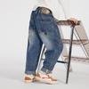 Duo Duo Jia Boys' Embroidered Washed Denim Jeans