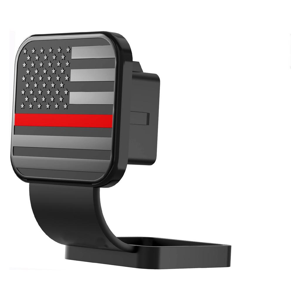 2-дюймовая вставка для крышки сцепного устройства с американским флагом, вставка для трубки, внешние аксессуары автомобиля, универсальная, заглушка сцепного устройства для трубки приемника