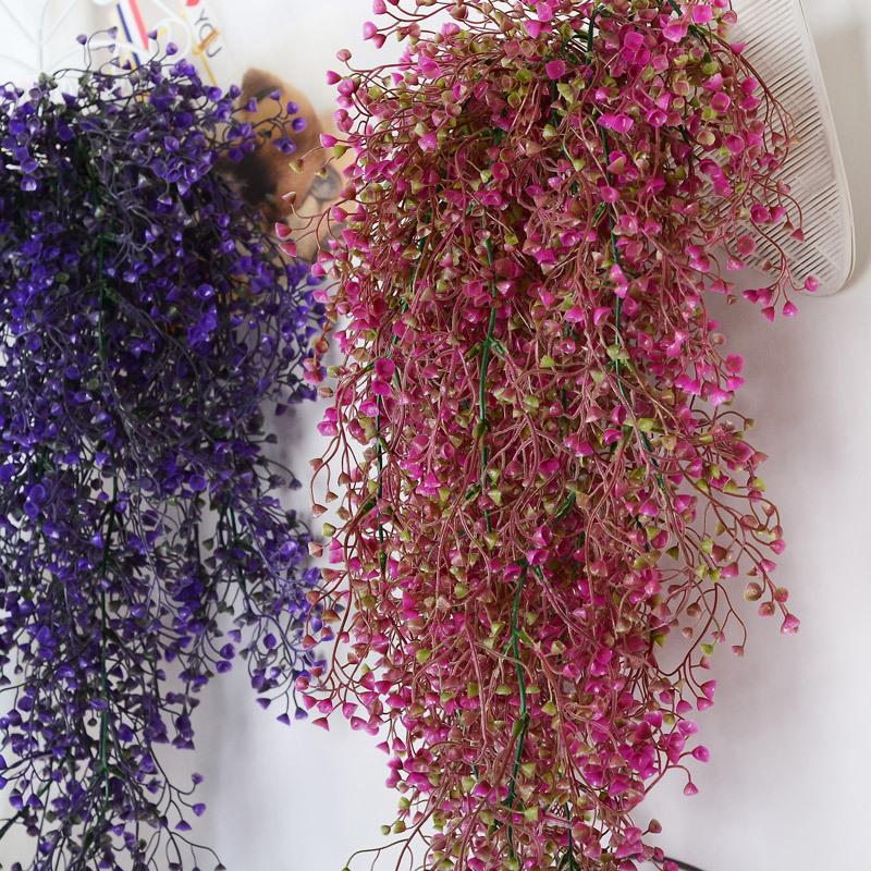 Искусственный поддельный цветок виноградная лоза висячая гирлянда растение домашний сад свадебный декор