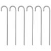 VidaXL Колышки для палатки 6 шт 37 см Ø10 мм оцинкованная сталь, колышек для грунта, анкер для грунта, прочный колышек для кемпинга, 4009341