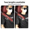 ysdf5 Car Leather Seat Belt Shoulder Protector Pad Soft Cover For Mitsubishi Logo Auto Interior Decorative Styling Parts Accessories