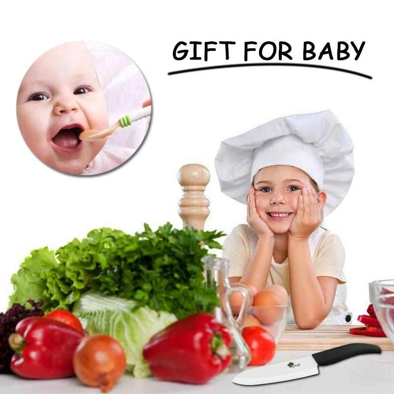 Ceramic Knives Kitchen Knives 3 4 5 6 Inch Chef Knife Cook Set+peeler White Zirconia Blade