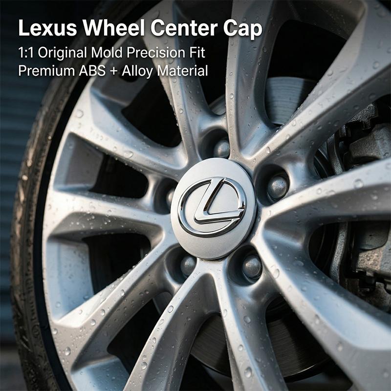 4Pcs Car Wheel Center Hub Cap Rim Cover Waterproof For Lexus IS250 IS200 CT200h GS300 LS430 RX450h LX570 IS300 ES RX LS