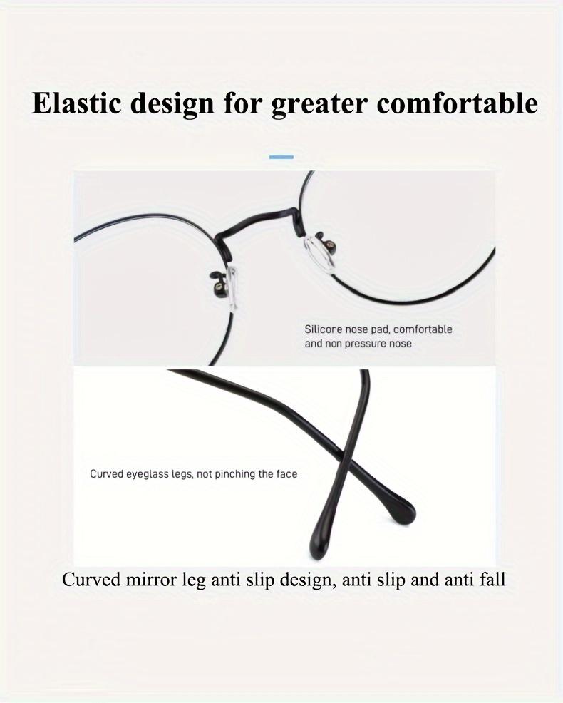 1 шт. 1 пара новых ретро металлических оправ для мужчин и женщин, модные очки для дня и ночи, двойного использования - линзы с защитой от синего света