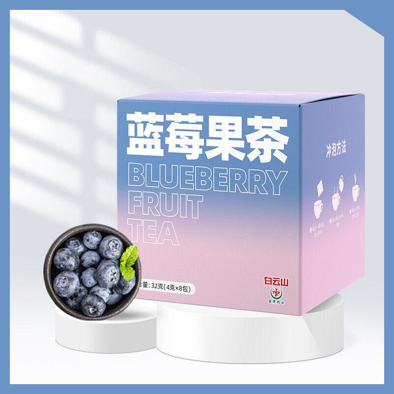 Черничный фруктовый чай Сладкий и фруктовый шелковичный чай с жасмином и цветком богини в пакетиках