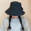 WTEMPO 1PC Simple Solid Color Bow Big Brimmed Sun Hats Spring Summer Versatile Windproof Sunscreen Hats Lightweight Bucket Hats