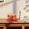 Фигурка Манэки Нэко Фэн-шуй Удача Счастливый Кот 4,5 дюйма Милая Фигурка Кота Богатства Манэки Нэко Фэн-шуй Удача Креативная Керамика