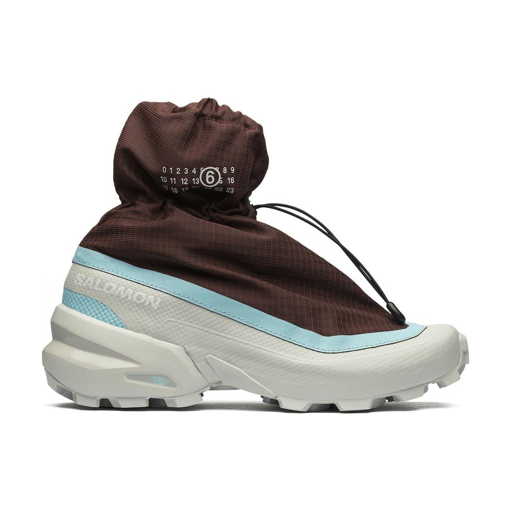 MM6 Maison Margiela X Salomon Cross Mid Outdoor Functional Sports Cushioning Lifestyle Shoes Unisex Sneakers Dark-Chocolate 474066