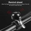 2-In-1 Bicycle Rearview Mirror with Bell 360 Degrees Adjustable MTB Road Mountain Bike Rearview Mirror High Decibel Alarm Bell Bike Accessories