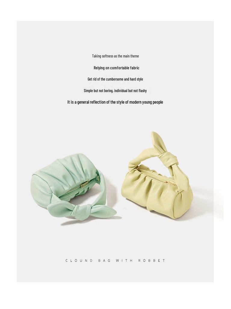 Versatile Pleated Cloud Bag: Women's Trendy Summer Crossbody with Chain