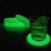 10cm Silicone Coaster Luminous Coaster Non-slip Mat Thermal Insulation Waterproof Luminous Silicone Mat