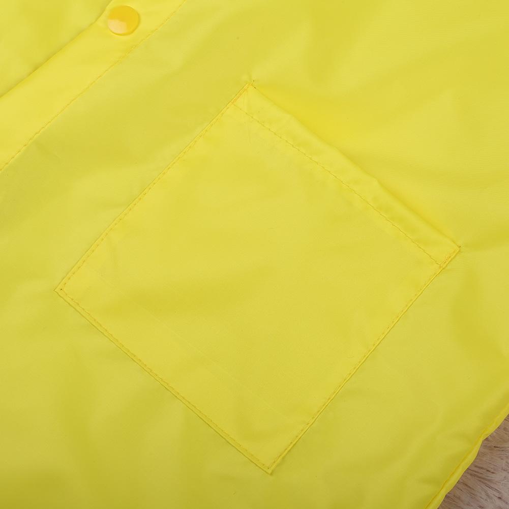 Милый плащ-дождевик из ПВХ с рисунком динозавра для детей, для мальчика и девочки, мультяшный дождевик, желтый, L