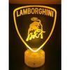 Lampe de Chevet 3D LED Voiture Lamborghini, Veilleuse changement de Couleurs, Lampe Tactile Bureau et Chambre, idée Cadeau