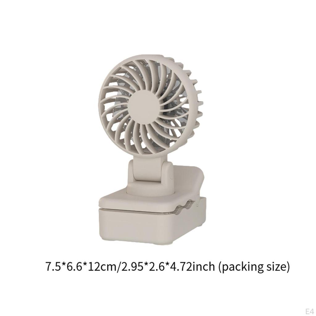 Clip On Fan Convenient 3 Speeds Adjustment Mini Personal Desk Cooling for Indoor Outdoor Dorm