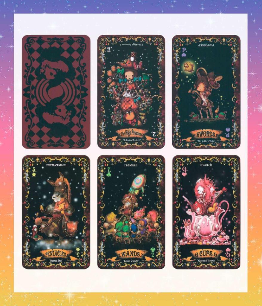 Fairy Tale Tarot Edition with Japanese Oracle Tarot Fortune Telling [Japanese] Rider-Waite "Story's ~Fairy Tale~" Instructions, Cards, Cards,