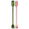 Silicone Spatula Set Double-Headed Scraper Long Hand Stirring Spoon Jam Cream Deep Bottle Spatula Coffee Spoon Party Supplies