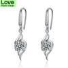 New 925 Sterling Silver Women Earrings Pendant Fashion Ins Style Luxury High Quality Zircon Pair Ear Studs Earring Jewelry Gift