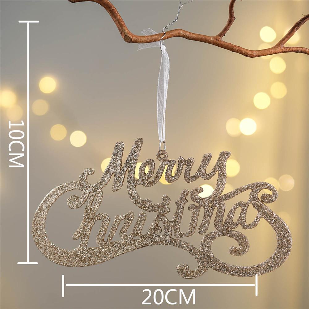 1~10 шт. Веселый рождественский знак 2024 года, украшение на рождественскую елку, деревянная дверь, настенные украшения, доска для праздников, для дома, для дома и улицы