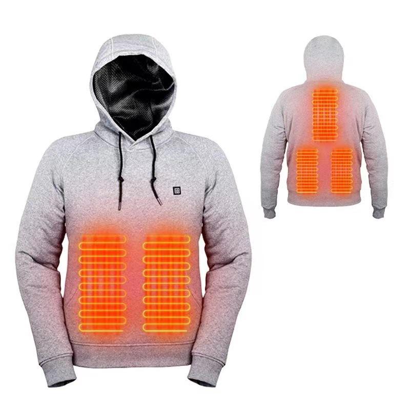 USB-толстовка с подогревом 2025 года для мужчин и женщин - Электрическое тепло для повседневной носки в Европе
