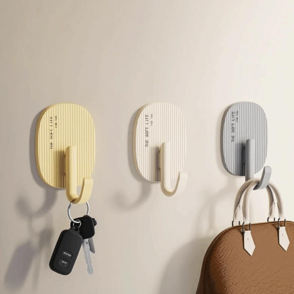 Wall-mounted Wall Hooks Strong Adhesive Coat Hanger Hook Kitchen Hanger  Home Storage Accessories