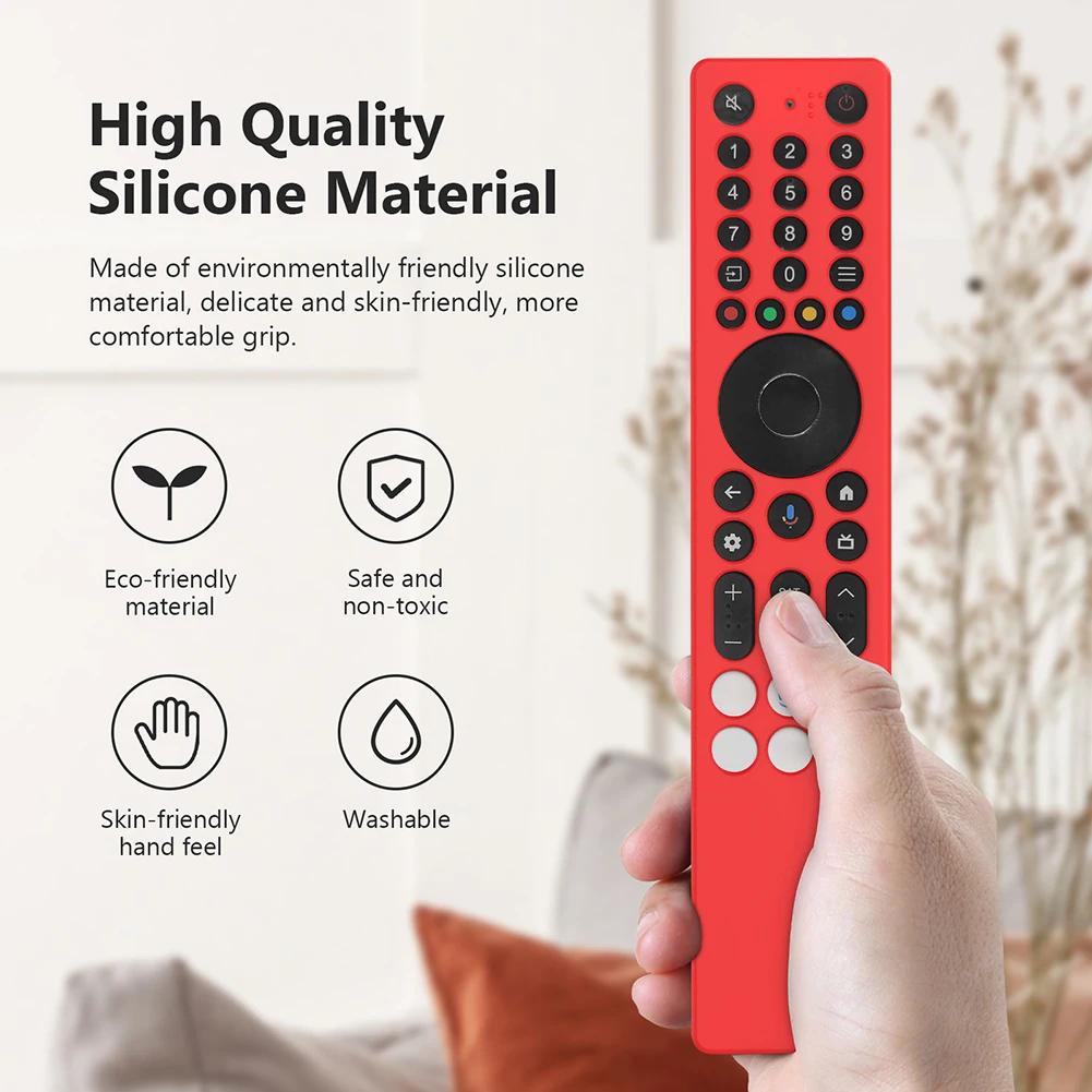 For TCL RC833A Silicone TV Remote Case for Smart TV TCL Remote Control Protection Cover Drop-Proof RC Cover TV Supplies Tool