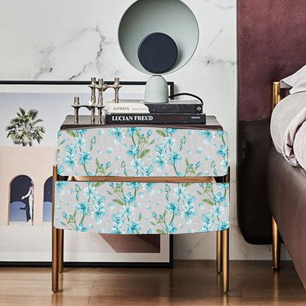 Обои самоклеящиеся Виниловые Декоративные Сливовый цвет Съемные Зеленые листья Водонепроницаемые