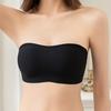 Underwear Women's Anti-slip Gathering Bra Seamless Beauty Back Wrap Chest Support Comfortable Bra Strapless Push Up Bra