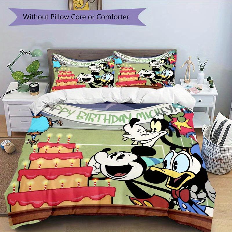 3pcs set Birthday, Celebration, Friends Bedding Set with Duvet Cover + Pillowcases, All-SeasHome and Guest Room Decor-071850