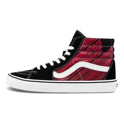 Sk8 Высокие кеды для скейтборда Унисекс Кроссовки Черные Красные VN0A4U3C2C5