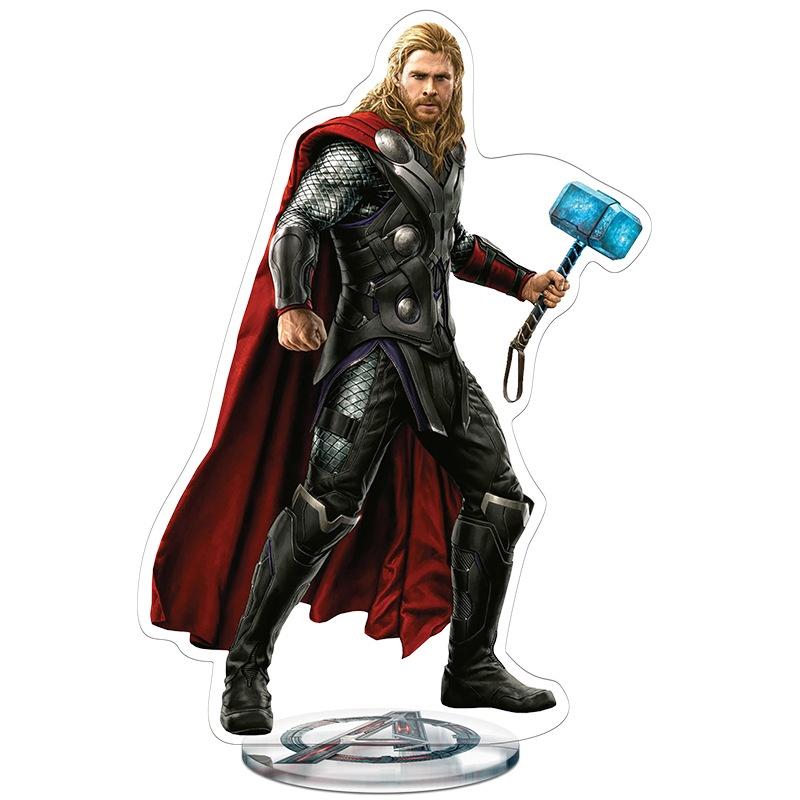 Элегантная акриловая подставка Мстители Железный человек Локи Танос Доктор Стрэндж Черная пантера подарок