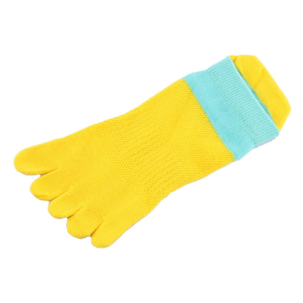 Sports Fashion Womens Autumn 8 Colors Five Finger Socks Cotton Ankle Toe Socks