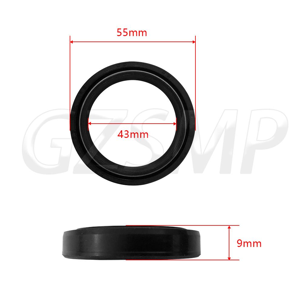 43x55x9 Fit for Triumph Daytona 750 900 955i 1200 Sprint 900 Trident 750 Trophy 900 1200 Front Fork Oil Seal Dust Seal