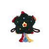 Christmas Tree Apple And Five Pointed Star Knitted Crossbody Bag With Inner Card And Phone Pockets For Daily Use