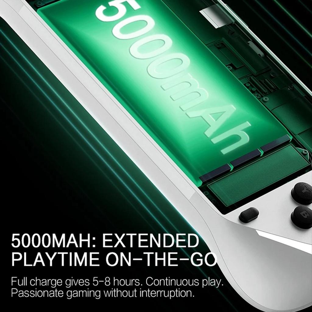 Портативная игровая консоль E6 64 ГБ 10000+ игр 5 дюймов с двумя беспроводными контроллерами 2,4 ГГц Поддержка PS1 N64 C