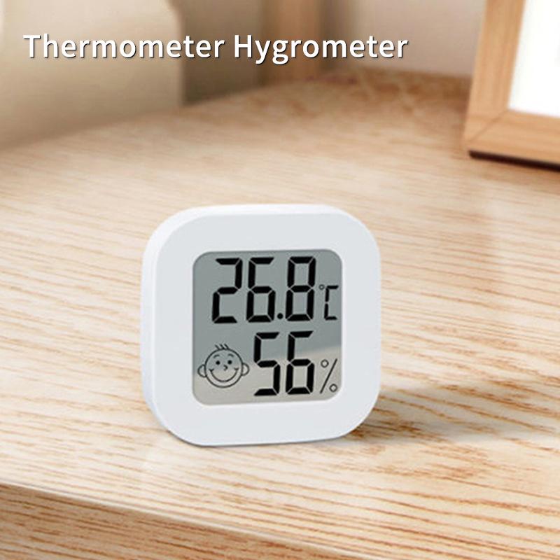 Mini LCD Digital Thermometer Hygrometer Indoor Temperature Humidity Meter Sensor Gauge Weather Station For Home Room