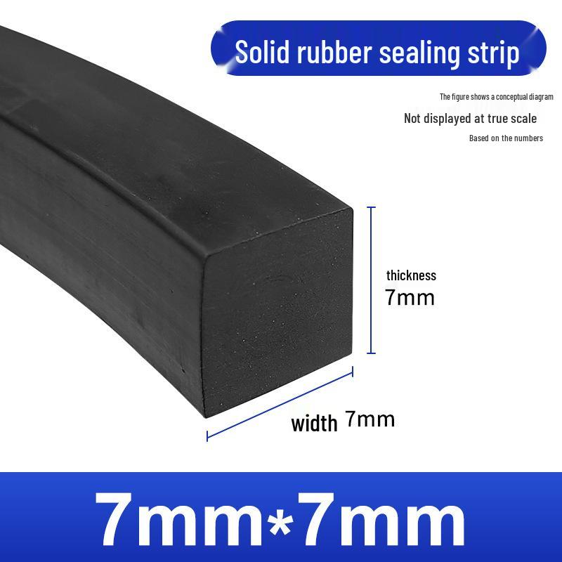 Nitrile Rubber Strip: Oil & Pressure-Resistant Shock Absorbing Glass Pad for Sealing & Joint Support