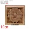 RUNBAZEF The Unpainted Wood Color Decal Applique Furniture Square Box Shavings Home Decoration Accessories Craft Miniature